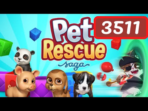 Pet Rescue Saga Level 3511 - No Boosters