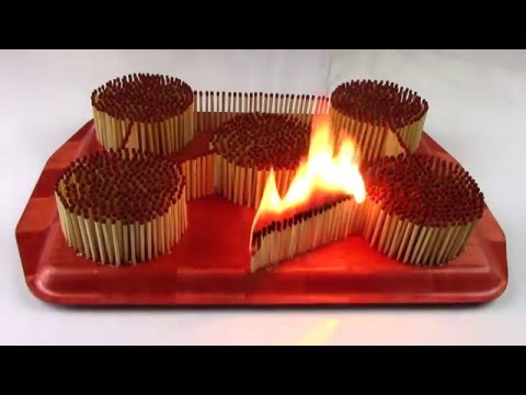 5000 MATCHES CHAIN REACTION AMAZING - 2016