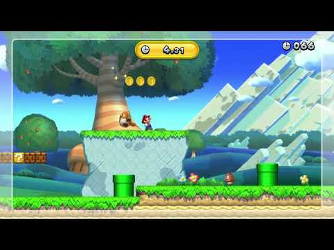 Acorn Plains 1 speed run. NSMBU 1-1 52.94