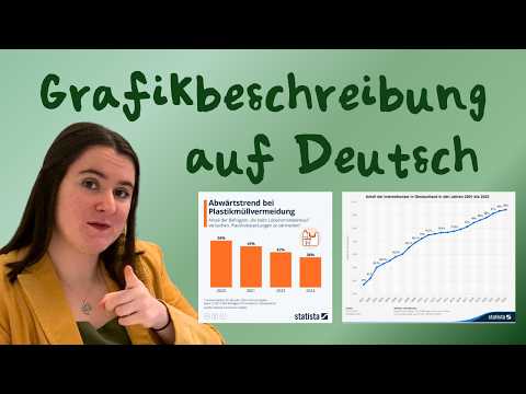 Describing graphs in German (Grafikbeschreibung auf Deutsch -- with English subtitles)