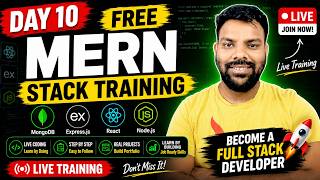 Day 10 MERN | JavaScript Day 5 🚀 | MERN Stack + AI Full Course 🔴 LIVE | Function in javascript