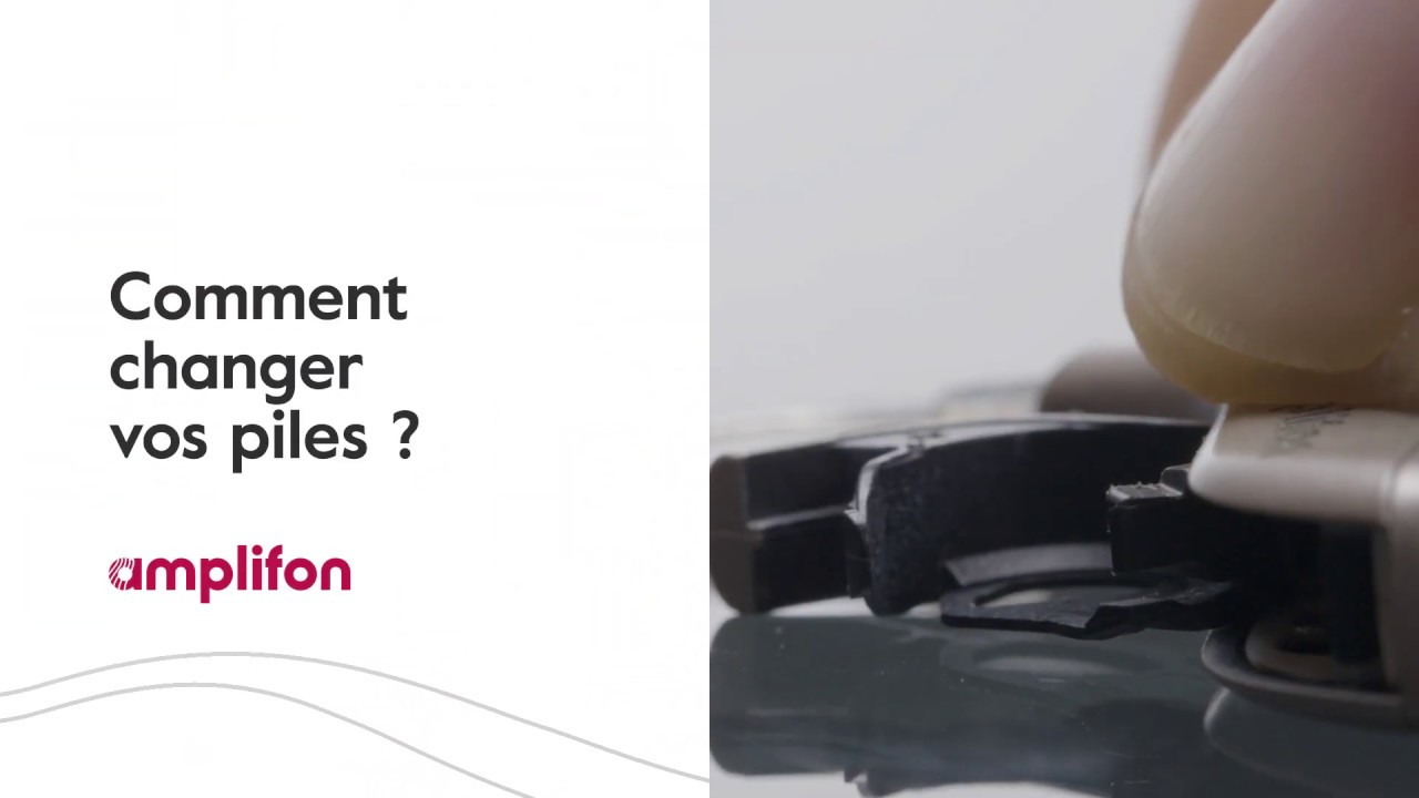 Comment changer vos piles pour appareil auditif contour d'oreille 