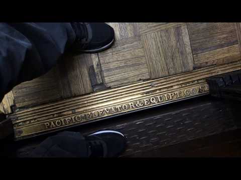 AMAZING Antique Gated Pacific Traction Elevator at Andrews Hotel, San Francisco, CA