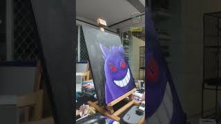 Pokemon paint Series #094 - gengar #pokemon #pokemonpainting #painting #gengar