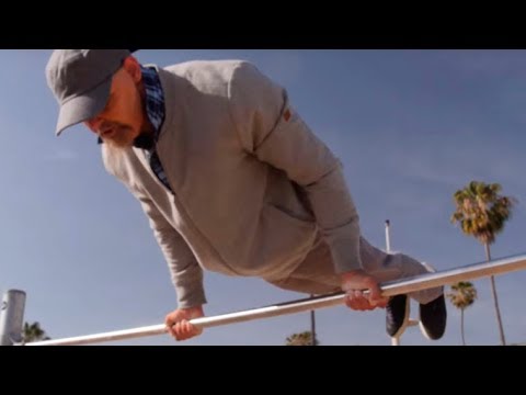 Old Man Street Workout Prank
