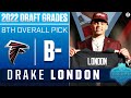 Falcons take WR Drake London at No. 8, expert says there were better options | 2022 NFL Draft
