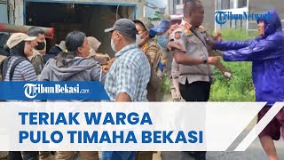 Warga Teriak Histeris Tak Terima! 420 Bangli di Pulo Timaha Babelan Bekasi Ditertibkan