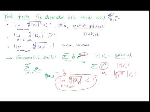 48) Kalkülüs 2 - serilerde kök testi