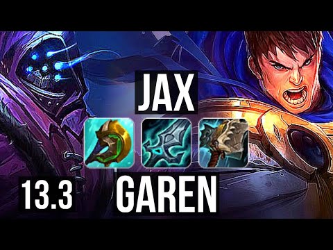 JAX vs GAREN (TOP) | 1.7M mastery, 900+ games, 11/2/4, Dominating | EUW Challenger | 13.3
