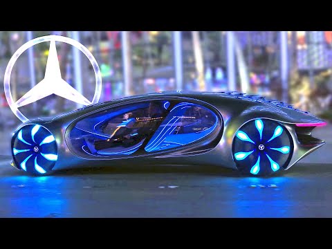 Mercedes-Benz Vision AVTR on the strip of Las Vegas