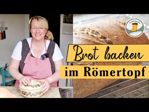 Einfaches 🍞 Mischbrot mit knuspriger Kruste im Römertopf - 🥪 kann jeder!