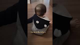 【7ヵ月】【シャフリングベビー】可愛すぎる初めてのおしり歩き【1.5倍速】
