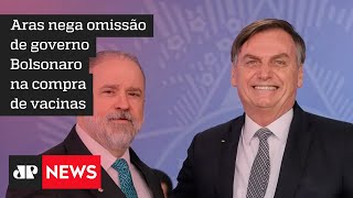 Augusto Aras diz que não houve falta de ação do governo para compra de vacinas