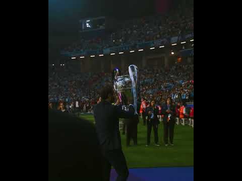 UEFA Champions League Final 2023, Walkout show by Adam Gyorgy - narrated by the artist. WD