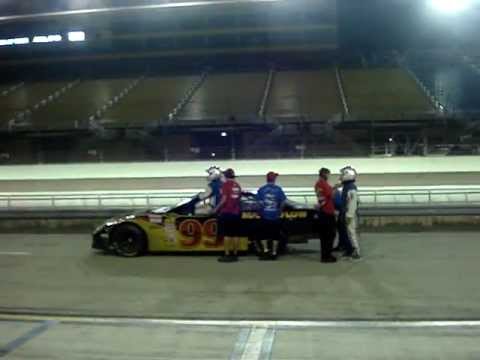 Johnny Heslin parks the Magnaflow #99 at Homestead Miami Speedway