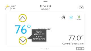 Qolsys IQ Panel Thermostat | Eastern Security Services
