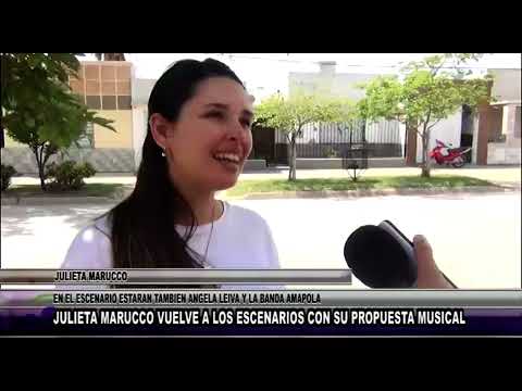 N449   JULIETA MARUCCO   JULIETA MARUCCO VUELVE A LOS ESCENARIOS CON SU PROPUESTA MUSICAL