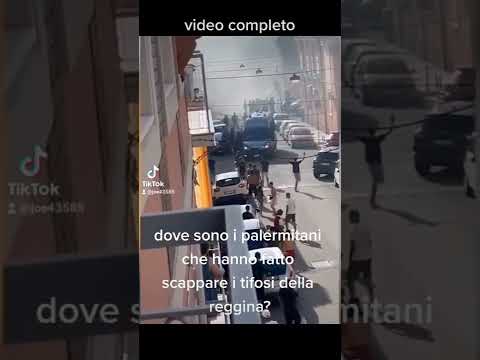reggina - palermo scontri video completo