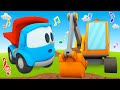 Lagu Si Excavator Leo Si Truk Mobil Untuk Anak Kartun Lagu Anak Kartun Anak Lucu