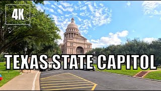 Walking Congress Avenue to the Texas Capitol | Downtown AUSTIN, TX 4K Loop