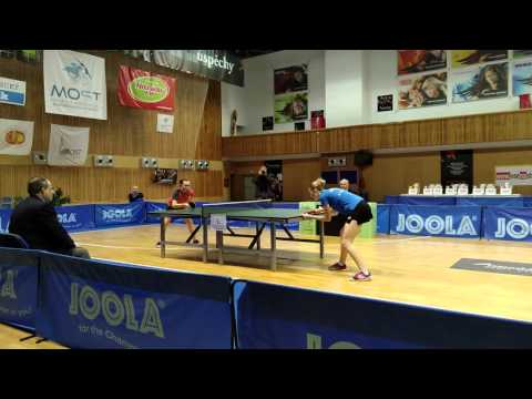 Finále M ČR - dvouhra starších žákyň - Most - 17.4.2016