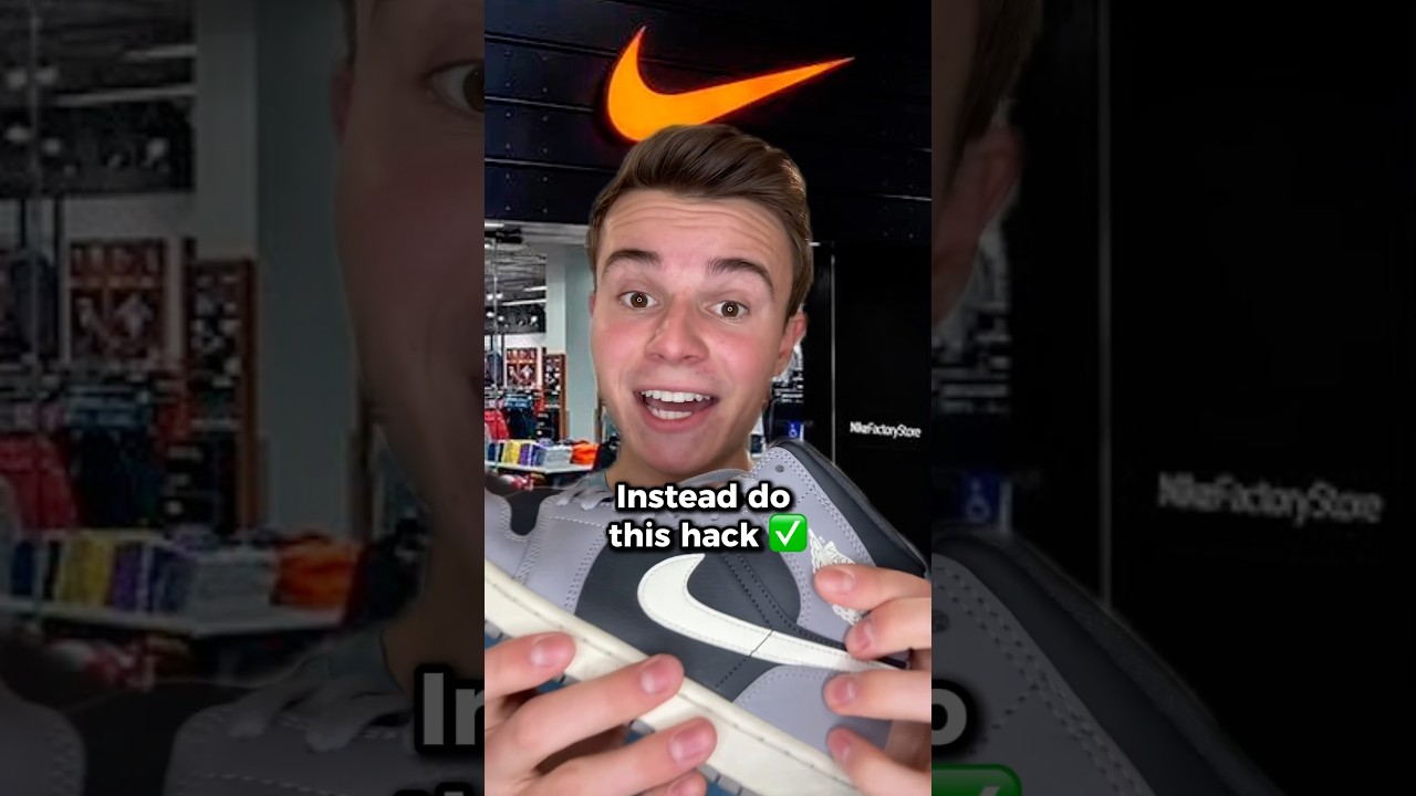 Secret Nike Shoes Hack! 💸 #savemoney #nike #nikeshoes
