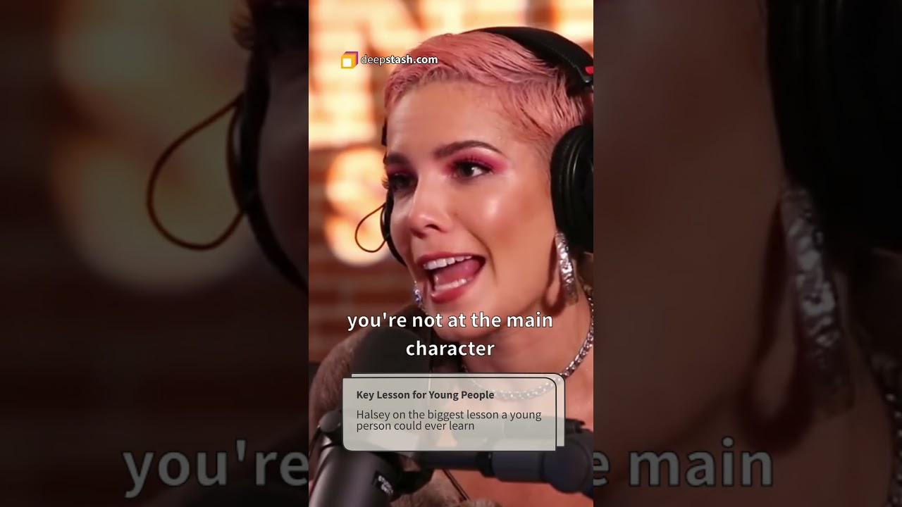 Key Lesson for Young People | Halsey #shorts