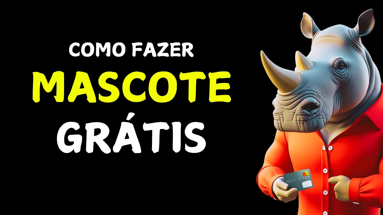 COMO CRIAR UM MASCOTE GRÁTIS