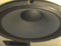 Bass Low-range speaker membrane motion on ...