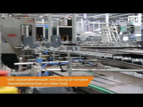 Hohe Flexibilität bei der Palettierung von Glasbehältern