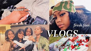 VLOGS: WEEKENDS WITH MIKARIA! |friends, picnic date, scary movies, maintenance & more!!