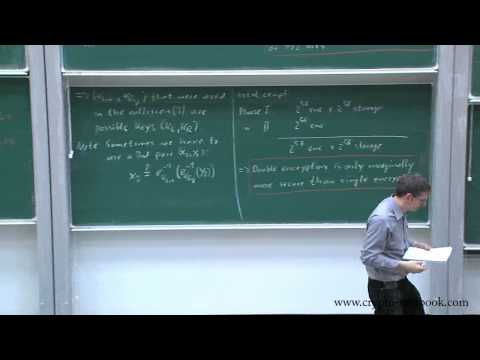 Lecture 10: Multiple Encryption and Brute-Force Attacks by Christof Paar