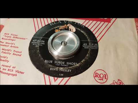 Elvis Presley - Blue Suede Shoes - 1956 Rockabilly - RCA 47-6636