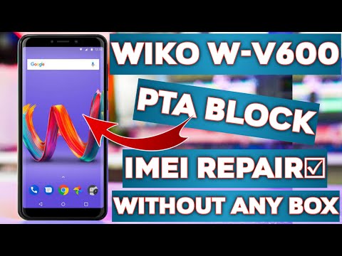 Wiko Tommy 3 Plus | W-V600 PTA Block Imei Repair New Track From Meta Mode