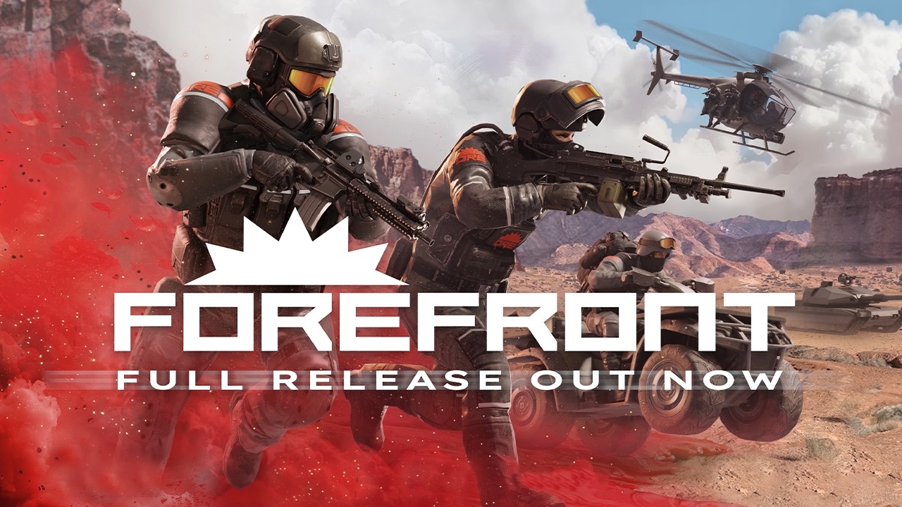 Forefront VR 1.0 launch trailer showing large scale multiplayer combat