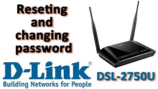 How to Reset Dlink DSL 2750U Default password of Dlink modem DSL2750U