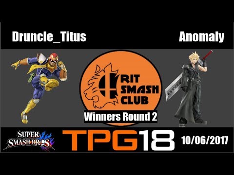 RIT - The Prowling Grounds 18 - Druncle Titus (Captain Falcon) Vs. Anomaly (Cloud) - Winners Round 2