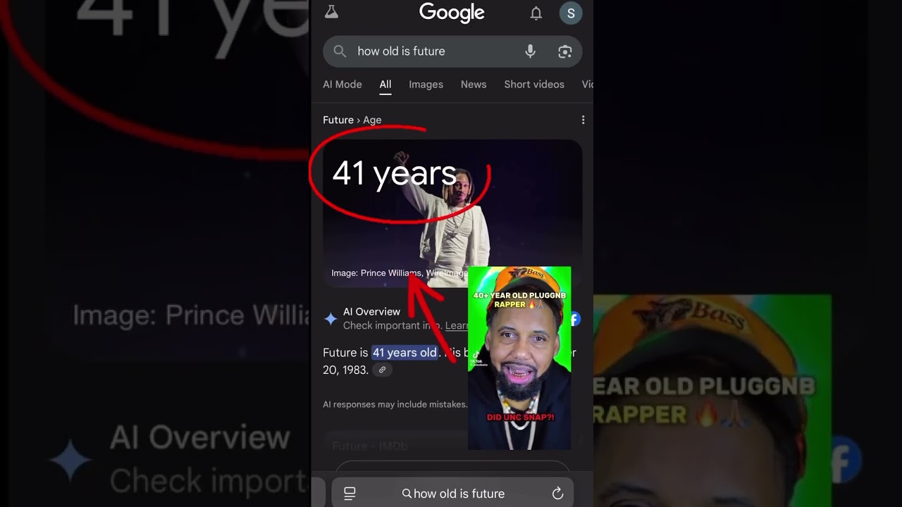 How old is the rapper future? #41meme