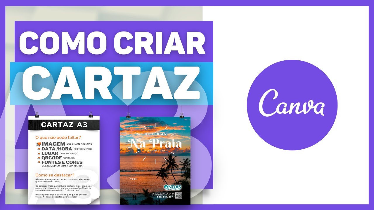 Como Criar Cartaz A3 no Canva