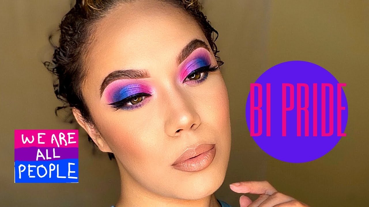 Bi Pride Makeup Tutorial