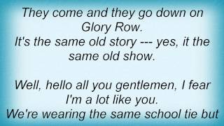 Jethro Tull - Glory Row Lyrics