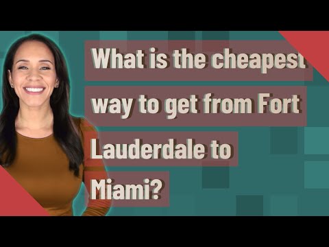 image-How much is an uber from Fort Lauderdale to Miami Beach?