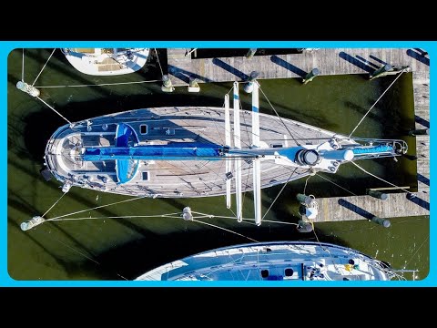 SAIL AWAY From It All on This 45' DREAM Cruiser [Full Tour] Learning the Lines