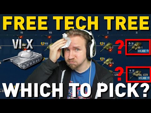 FREE TECH TREE! Which to pick? WoT 2.0