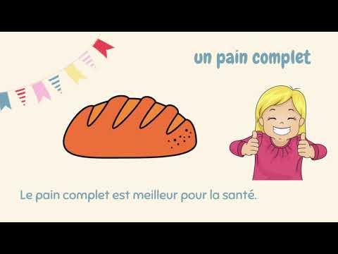 Francês para crianças, à la boulangerie, vocabulário