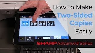 How to Make Two Sided Copies