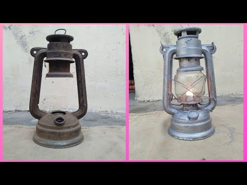 RUSTY LAMP RESTORATION || Work Restoration || Lantern Restoration ||  1912 Useless OLD LANTERN