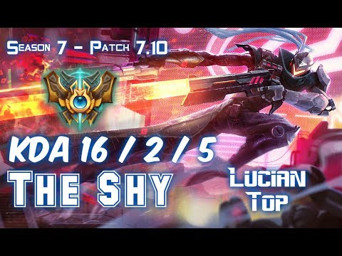The Shy LUCIAN vs JAYCE Top - Patch 7.10 KR Ranked
