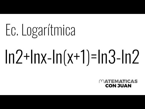 ¿SABES RESOLVER ESTA ECUACIÓN LOGARÍTMICA?