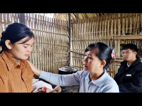 The poor girl was about to leave, hugging Mrs. Tuyet and sobbing for her kindness